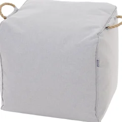 Gartenhocker*SIENA GARDEN Integral Hocker | Polyester/Polyethylen chalkgrey