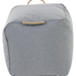 Gartenhocker*SIENA GARDEN Integral Hocker | Polyester/Polyethylen stoney grey