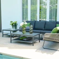 Loungetische*SIENA GARDEN Kansas Loungetisch | KPG dark concrete
