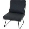 Loungemöbel | Loungesets*SIENA GARDEN Kansas Modul Mittelsofa | Rattangeflecht dunkelgrau