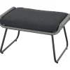 Loungemöbel | Loungesets*SIENA GARDEN Kansas Modul Ottoman | Rattangeflecht dunkelgrau