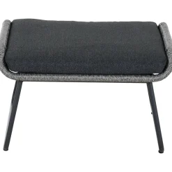Loungemöbel | Loungesets*SIENA GARDEN Kansas Modul Ottoman | Rattangeflecht dunkelgrau