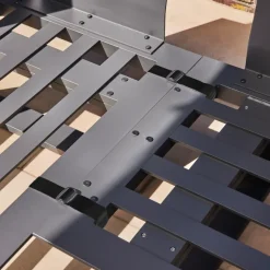 Loungemöbel*SIENA GARDEN Lardos 3-Sitzer-Bank | Aluminium matt anthrazit