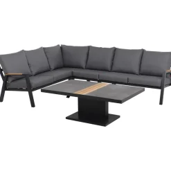 Höhenverstellbare Tische*SIENA GARDEN Lindos Lifttisch | Keramik anthrazit