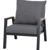 Loungemöbel*SIENA GARDEN Lindos Loungesessel | Aluminium matt anthrazit