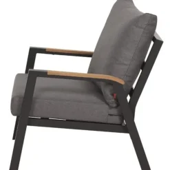 Loungemöbel*SIENA GARDEN Lindos Loungesessel | Aluminium matt anthrazit