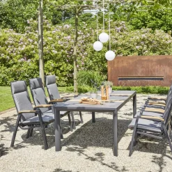 Move Sessel*SIENA GARDEN Lindos Relax Move Gartensessel | RANOTEX® grau