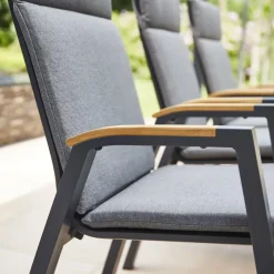 Stapelsessel*SIENA GARDEN Lindos Stapelsessel | RANOTEX® grau