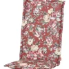 Sesselauflagen*SIENA GARDEN Lissa Sesselauflage | Hochlehner 123 cm