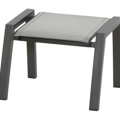 Gartenhocker*SIENA GARDEN London Hocker | RANOTEX® schwarz-grau