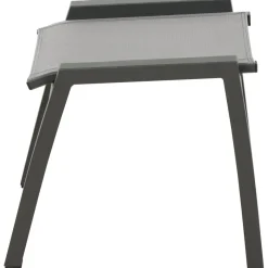Gartenhocker*SIENA GARDEN London Hocker | RANOTEX® schwarz-grau