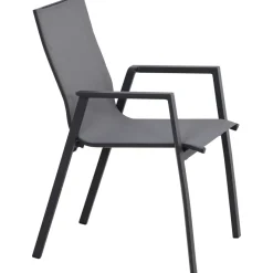 Stapelsessel*SIENA GARDEN London Stapelsessel | RANOTEX® schwarz-grau