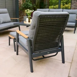 Loungesets*SIENA GARDEN Loungeset Talina Lifttisch + Cortina Loungesessel + 2-Sitzer Loungesofa + 3-Sitzer Loungesofa + Hocker