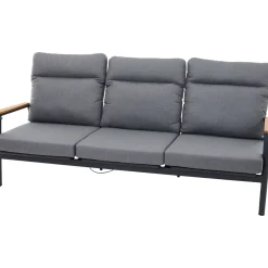 Loungesets*SIENA GARDEN Loungeset Talina Lifttisch + Cortina Loungesessel + 2-Sitzer Loungesofa + 3-Sitzer Loungesofa + Hocker