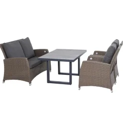 Loungesets*SIENA GARDEN Loungeset Teramo II Loungetisch + 2x Loungesessel