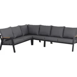 Loungesets*SIENA GARDEN Loungeset 2x Lindos 2-Sitzer + Modul Ecke + Modul Mitte