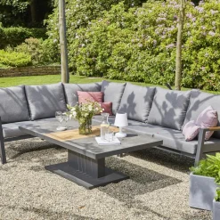Loungesets*SIENA GARDEN Loungeset 2x Lindos 2-Sitzer +  Modul Ecke + Modul Mitte