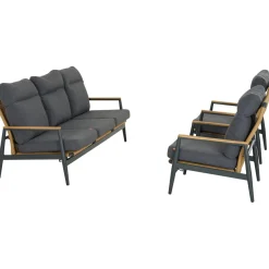 Wintergartenmöbel | Loungesets*SIENA GARDEN Loungeset 2x Roma Loungesessel + 3-Sitzer-Loungesofa
