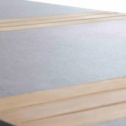 Esstische*SIENA GARDEN Lugano Gartentisch | Keramik anthrazit mit Inlay aus Teakholz FSC® 100 %