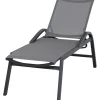 Gartenliegen*SIENA GARDEN Milos Rollliege | RANOTEX® schwarz-grau
