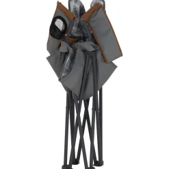 Camping*SIENA GARDEN Natura Klappsessel | recyceltes Polyester grau