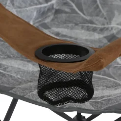 Camping*SIENA GARDEN Natura Klappsessel | recyceltes Polyester grau