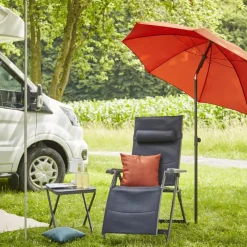 Camping*SIENA GARDEN Premium Campinghocker | AirMesh dunkelblau