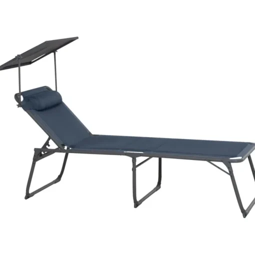Camping*SIENA GARDEN Premium Campingliege | AirMesh dunkelblau