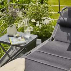 Camping*SIENA GARDEN Premium Campingliege | AirMesh anthrazit anthrazit