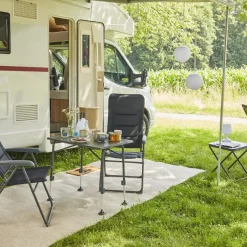 Camping*SIENA GARDEN Premium Campingsessel | AirMesh anthrazit