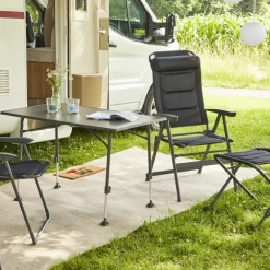 Camping*SIENA GARDEN Premium Campingsessel | AirMesh anthrazit