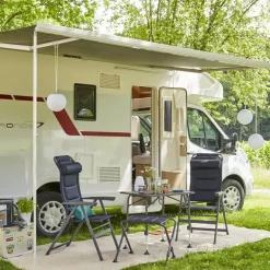 Camping*SIENA GARDEN Premium Campingsessel | AirMesh dunkelblau