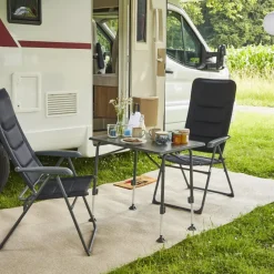 Camping*SIENA GARDEN Premium Campingsessel | AirMesh anthrazit