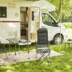 Camping*SIENA GARDEN Premium Campingsessel | AirMesh anthrazit
