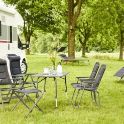 Camping*SIENA GARDEN Premium Campingsessel | AirMesh dunkelblau