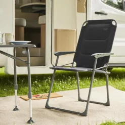 Camping*SIENA GARDEN Premium Campingstuhl | AirMesh anthrazit