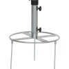 Schirmst盲nder*SIENA GARDEN Rasendorn Universal Stahl | silber