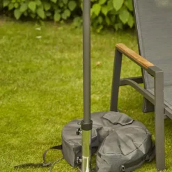 Schirmst盲nder*SIENA GARDEN Rasendorn Universal Stahl | silber