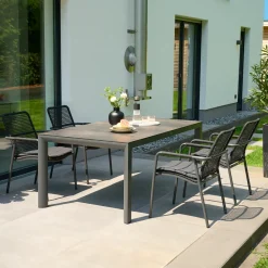 Stapelsessel*SIENA GARDEN Repton Stapelsessel | Kordel black-spark