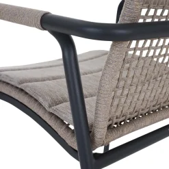 Stapelsessel*SIENA GARDEN Repton Stapelsessel | Kordel taupe-grey