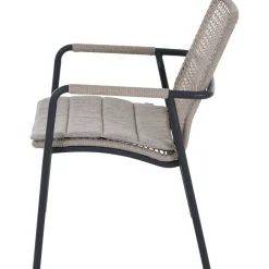 Stapelsessel*SIENA GARDEN Repton Stapelsessel | Kordel taupe-grey
