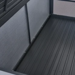 Kissenboxen*SIENA GARDEN Sabano Kissenbox | Tex Alu grau