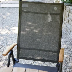 Klappsessel*SIENA GARDEN Savina XL Klappsessel | RANOTEX® schwarz-silber