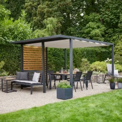 Schattenmanufaktur*SIENA GARDEN Schattenmanufaktur® Basis | Libera | matt anthrazit | 3x3 m