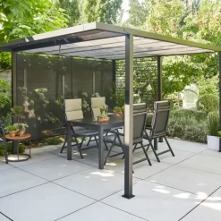 Schattenmanufaktur*SIENA GARDEN Schattenmanufaktur® Basis | Libera | matt anthrazit | 3x3 m
