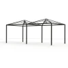 Schattenmanufaktur*SIENA GARDEN Schattenmanufaktur® Basis-Set | Comuna | matt anthrazit | 3x6 m