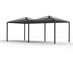 Schattenmanufaktur*SIENA GARDEN Schattenmanufaktur® Basis-Set | Comuna | matt anthrazit | 3x6 m