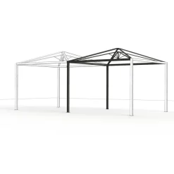 Schattenmanufaktur*SIENA GARDEN Schattenmanufaktur® Basis-Set | Comuna | matt anthrazit | 3x6 m