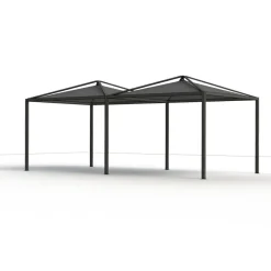 Schattenmanufaktur*SIENA GARDEN Schattenmanufaktur® Basis-Set | Comuna | matt anthrazit | 3x6 m