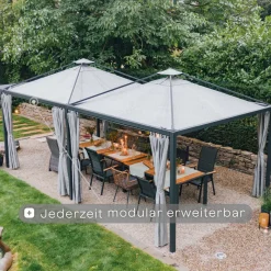 Schattenmanufaktur*SIENA GARDEN Schattenmanufaktur® Basis-Set | Comuna | matt anthrazit | 3x6 m
